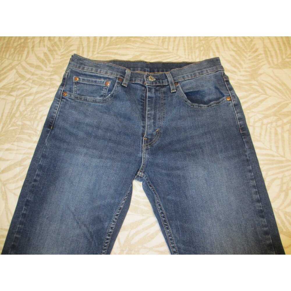 Levis 502 Vintage Worn-In Blue Denim Jeans W32 L30